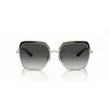 Gafas de sol de mujer Michael Kors MK1141-10148G montura butterfly rosa oro lente gris degradado 57mm