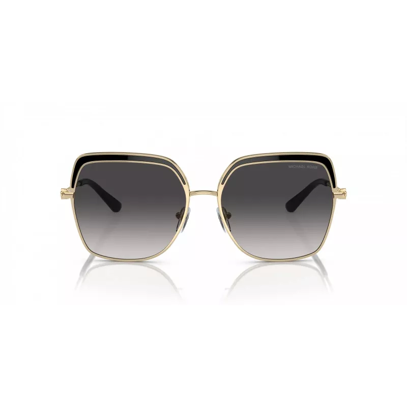 Gafas de sol de mujer Michael Kors MK1141-10148G montura butterfly rosa oro lente gris degradado 57mm
