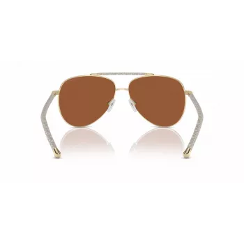 Michael Kors Gafas de sol de mujer MK1146-101473 Montura de acetato carey oscuro Lentes degradadas marrones 53/13/140 mm