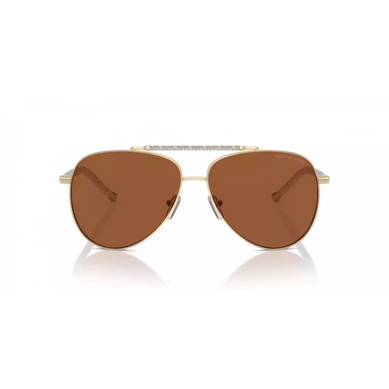 Michael Kors Gafas de sol de mujer MK1146-101473 Montura de acetato carey oscuro Lentes degradadas marrones 53/13/140 mm