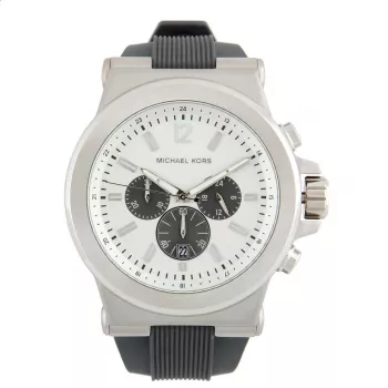 Michael Kors MK8183 Reloj de cuarzo para hombre, 48 mm, esfera blanca