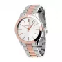 Michael Kors MK3204B Reloj de cuarzo para mujer, 34 mm, esfera plateada/blanca