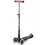 Patinete de 3 ruedas Micro Maxi Deluxe Foldable LED Neochrome, Green