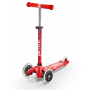 Micro Mini Deluxe LED - Luminous Wheels - ECO patinete de 3 ruedas Mint