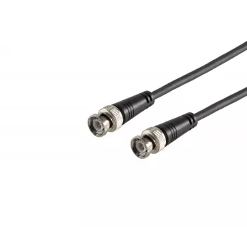 MICROCONNECT cable coaxial conector macho BNC a conector macho BNC RG-59, 75 ohmios, 1 m, negro