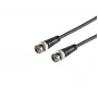 MICROCONNECT cable coaxial conector macho BNC a conector macho BNC RG-59, 75 ohmios, 1 m, negro