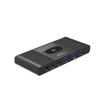 MicroConnect Conmutador KVM HDMI y USB-C de 2 puertos (MC-HDMI-KVM202KV2.0)