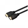 MicroConnect cable HDMI High Speed con Ethernet, 1 m CCS, negro