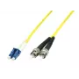 MicroConnect cable patch LC/PC a ST/PC 10m 9/125 monomodo dúplex