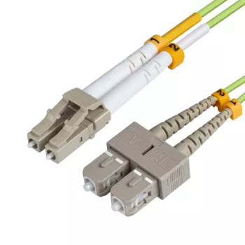 Latiguillo de fibra óptica MICROCONNECT LC/UPC-SC/UPC 10m OM5