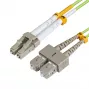 Latiguillo de fibra óptica MICROCONNECT LC/UPC-SC/UPC 10m OM5