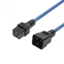 MicroConnect MC-C19C20LOCK-1M-B Cable de alimentación IEC con bloqueo C20 a C19 1m Negro