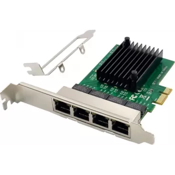 MicroConnect Tarjeta de red PCIe x1 Gigabit Ethernet RTL8111F MC-PCIEX1-RTL8111F-Q