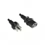 Microconnect PE010418JAPAN Cable de alimentación NEMA 5-15P a IEC C13 1,8 m negro