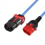 MICROCONNECT Cable de alimentación C13 IEC Lock+ - C14 1,5m negro