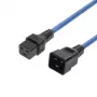 MICROCONNECT cable de alimentación C19 IEC Lock - C20, 2m, 16A, C19 con bloqueo a C20, negro
