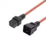 MicroConnect Cable de alimentación C19 IEC Lock - C20 (MC-C19C20LOCK-1M-R)