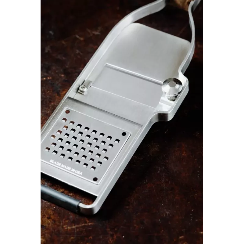 Microplane rallador de trufa con rejilla fina para trufa, queso duro