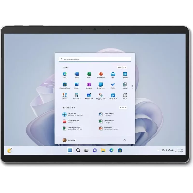 Microsoft Surface Pro 9 Portátil Intel Core i5 8GB RAM 256GB SSD 13 pulgadas 2880x1920 pantalla táctil Windows 11 Platinum (reacondicionado)