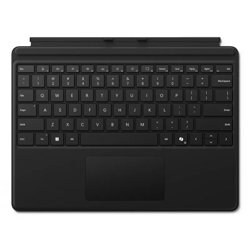 Teclado Microsoft Surface Pro - Teclado con touchpad - Retroiluminado - QWERTY - Inglés - Negro - para Microsoft Surface Pro 8, Pro 8 for Business, Pro 9, Pro 9 for Business, Pro 10 for Business, Pro (11th Edition)