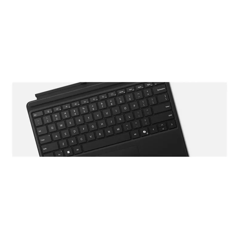 Teclado Microsoft Surface Pro - Teclado con touchpad - Retroiluminado - QWERTY - Inglés - Negro - para Microsoft Surface Pro 8, Pro 8 for Business, Pro 9, Pro 9 for Business, Pro 10 for Business, Pro (11th Edition)