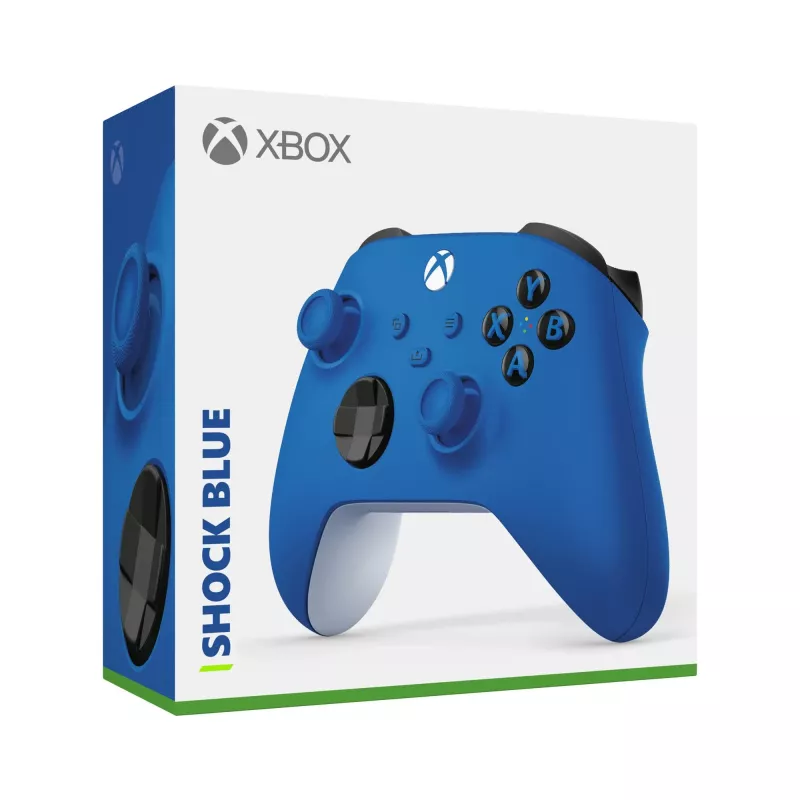 Microsoft Xbox Wireless Controller QAU-00002 – Shock Blue (Xbox Series X|S, Xbox One, PC, Móvil)