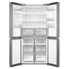Midea Frigorífico side-by-side MDRM632FGD46W, No Frost, 470 L, acero inoxidable, clase energética D