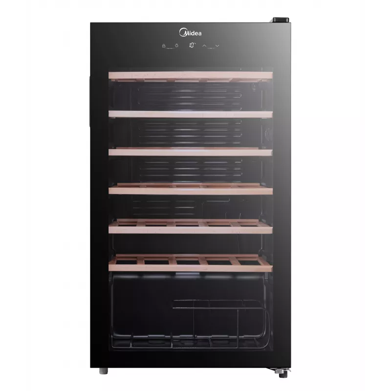 Midea Vinoteca MDRW150FGG22W de libre instalación 34 botellas negro