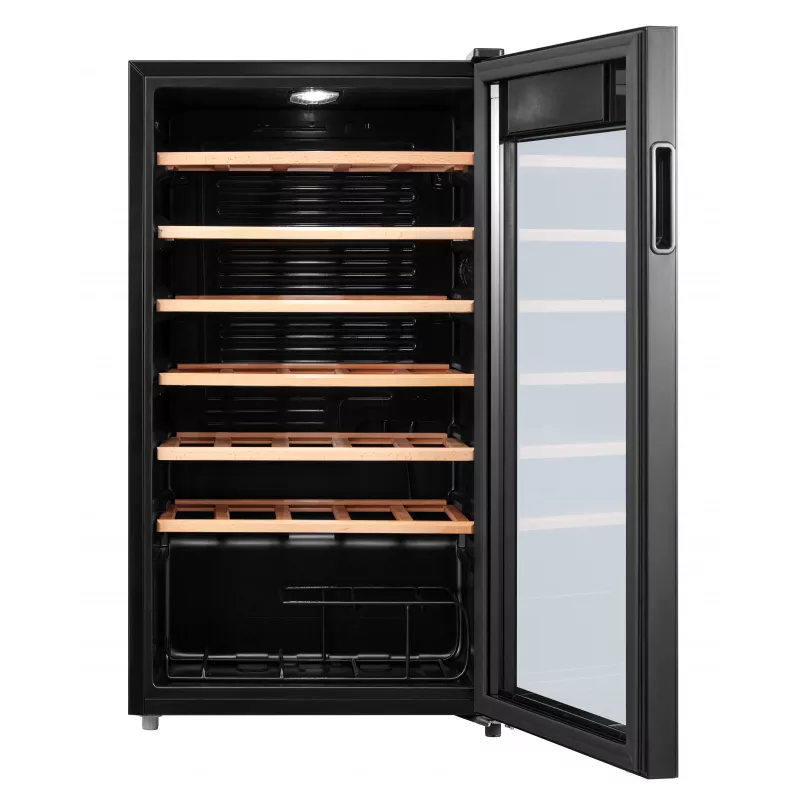 Midea Vinoteca MDRW150FGG22W de libre instalación 34 botellas negro