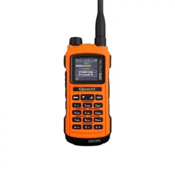 Midland Albrecht Tectalk Duo PMR446 + Freenet Walkie-talkie doble pack naranja IP56 29149