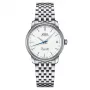 MIDO Baroncelli III reloj automático mujer 33mm acero inoxidable esfera opalina plateada M027207110100
