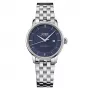 MIDO Baroncelli III Reloj automático de mujer 30mm Esfera azul Acero inoxidable M037207110410