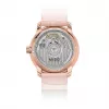 MIDO Baroncelli III Lady reloj automático 33mm oro rosa PVD acero inoxidable esfera plateada correa de piel marrón M027207360100