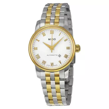 MIDO Baroncelli III Reloj automático de mujer M76009261 29mm plata acero inoxidable