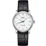 MIDO Baroncelli reloj automático mujer 33mm acero inoxidable esfera blanca correa de piel negra M027207160100