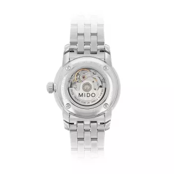 MIDO Baroncelli Lady Reloj automático M76004181 29mm Acero inoxidable Blanco Nácar