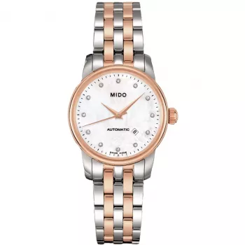 MIDO Baroncelli Lady Reloj automático M76009691 29mm Oro rosa PVD