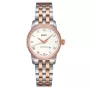 MIDO Baroncelli Lady Reloj de cuarzo mujer M76009N61 29mm oro rosa PVD acero inoxidable