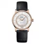 MIDO Baroncelli Signature Lady Automatic Watch 33mm oro rosa PVD acero inoxidable piel marrón