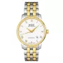 MIDO reloj hombre M86009261 Baroncelli III 38mm automático esfera plateada piel negra