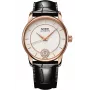 MIDO Reloj automático mujer M007207360360 33mm oro rosa PVD acero inoxidable y piel