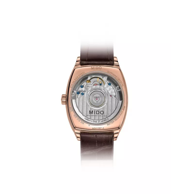 MIDO reloj automático mujer M041307362960 30,5mm PVD oro rosa