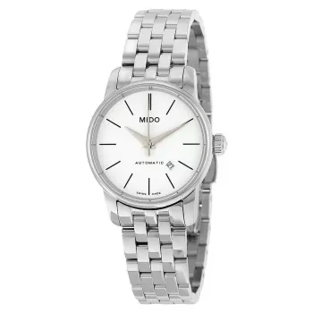 MIDO Reloj automático de mujer M76004761 29mm Acero inoxidable Esfera plateada