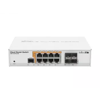 MikroTik CRS112-8P-4S-IN switch Gigabit Ethernet (10/100/1000) PoE blanco