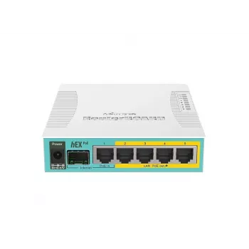 Router Gigabit Ethernet MikroTik hEX PoE blanco