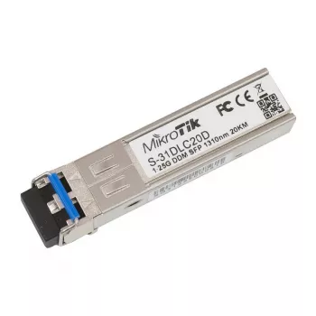 MikroTik S-31DLC20D Módulo Transceptor SFP (Mini-GBIC)