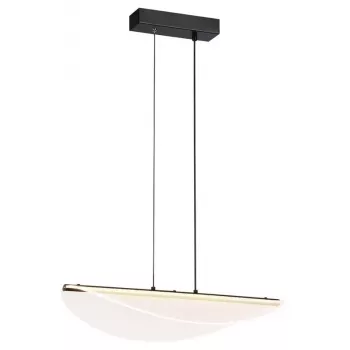 Lámpara colgante Milali 50 cm negra