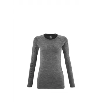 MILLET W Drynamic Warm Ls Camiseta Graphite - L/XL