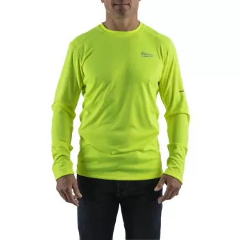 MILWAUKEE camiseta de manga larga de trabajo amarillo claro talla S WWLSYL-S