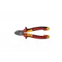 MILWAUKEE Alicates de corte lateral VDE 145 mm - Alicates combinados aislados 1000V con mangos blandos ergonómicos para trabajos eléctricos